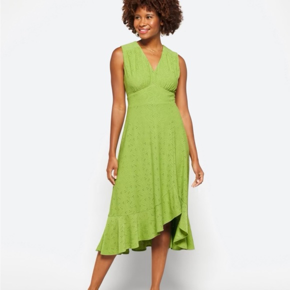 Maggy London Dresses & Skirts - Maggy London V-Neck Empire Flare Midi Dress